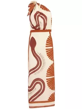 Johanna Ortiz платье Natural Ecosystem, нейтральный цвет