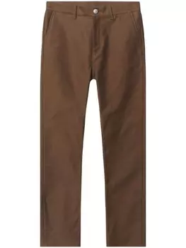 John Elliott джинсы молескин с высокой посадкой, коричневый