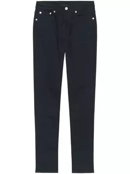 John Elliott джинсы скинни Emma средней посадки, черный