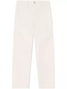 John Elliott джинсы Utility Work средней посадки, нейтральный цвет