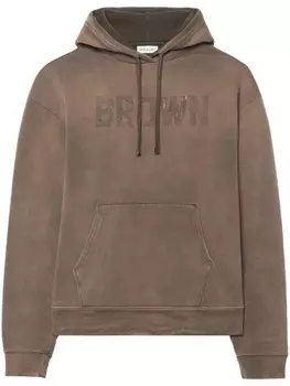 John Elliott худи с принтом Rush Brown, коричневый