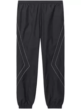 John Elliott спортивные брюки со вставками, черный