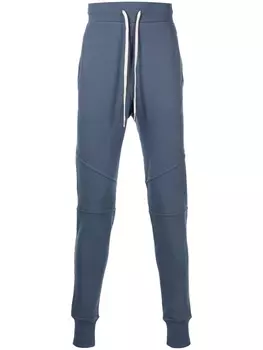 John Elliott узкие брюки с кулиской, синий