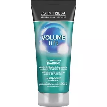 John Frieda Легкий шампунь для увеличения объема 75 мл для плоских тонких волос, упругих волос, дорожный размер, без запаха