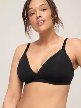 John Lewis amelia бюстгальтер для кормления с мягкими чашечками, черный