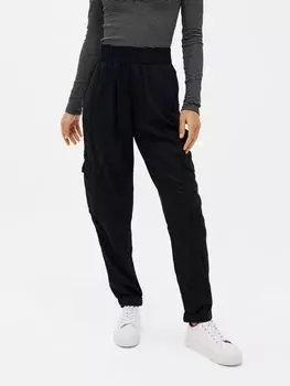 John Lewis Anyday однотонные брюки-карго с отворотами и карманами