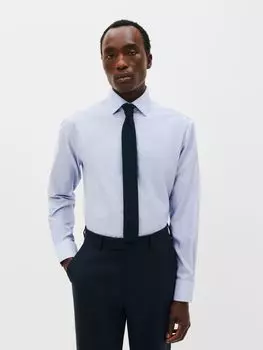 John Lewis оксфордская рубашка строгого кроя в полоску