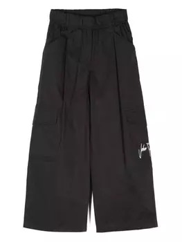 John Richmond Junior брюки с логотипом, черный