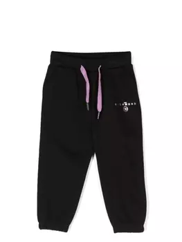 John Richmond Junior спортивные брюки с логотипом, черный