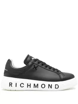 John Richmond кроссовки с логотипом, черный