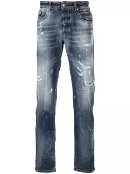 John Richmond широкие джинсы Fipom, синий