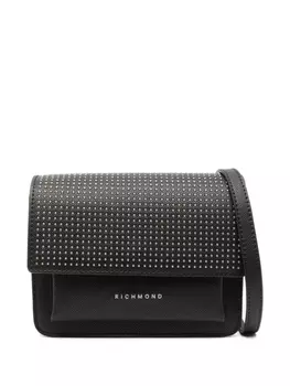 John Richmond сумка через плечо с заклепками, черный
