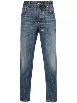 John Richmond укороченные джинсы узкого кроя, синий