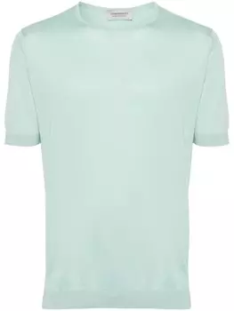 John Smedley футболка Belden, зеленый