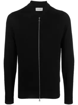 John Smedley кардиган на молнии, черный