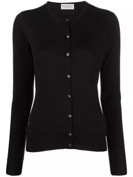 John Smedley кардиган Pansy на пуговицах, коричневый