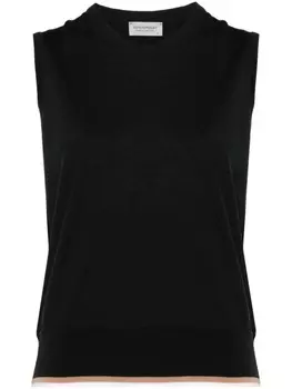 John Smedley топ Layne, черный