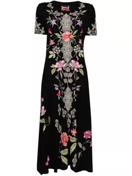 Johnny Was платье Dacie, черный