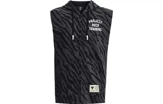 Johnson Толстовка мужская черная Under Armour, черный