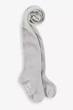 JoJo Maman Bb Гладкие хлопковые колготки Jojo Maman Bb, серый