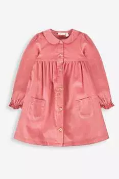 JoJo Maman Bb Классическое вельветовое платье-рубашка для девочек Jojo Maman Bb, розовый