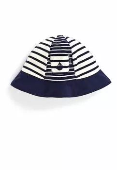 JOJO MAMAN BB STRIPE BABY SUN HAT JoJo Maman Bb, Шляпа JoJo Maman Bb, темно-зеленый в полоску