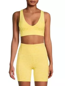 Йоло спортивный бюстгальтер Blanc Noir, цвет Gold Finch