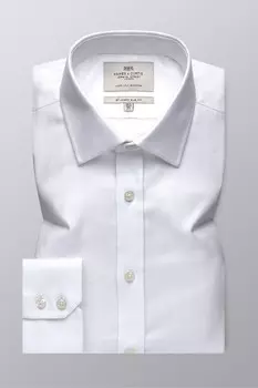 Ёлочка рубашка Hawes & Curtis, белый