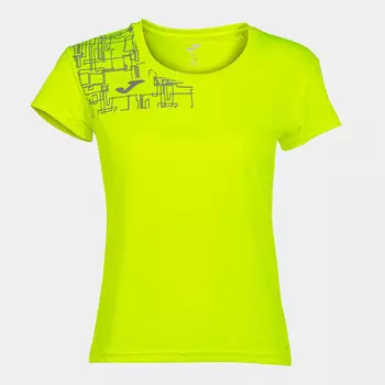 Joma Elite VIII женская футболка, неоновый желтый/неоновый желтый/неоновый желтый
