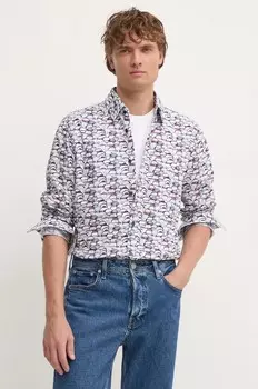 Joop! хлопковая рубашка, красный
