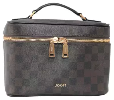 JOOP! Косметичка "cortina piazzaflorawashbag mhz", с внутренним отделением на молнии, коричневый