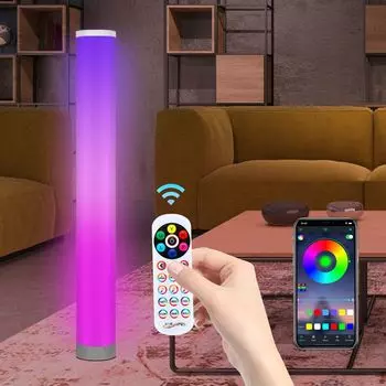 Jopassy 6W Светодиодный торшер Торшер с регулируемой яркостью RGB Light Современный торшер Торшер 104CM