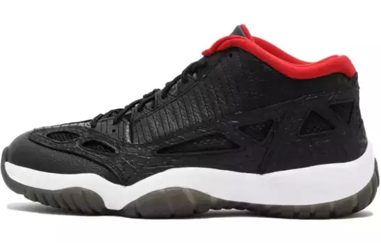 Jordan 11 Retro Low IE Black Varsity Red 2011