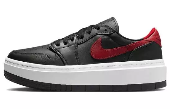 Jordan 1 Elevate Low Black Gym Red White (женские)