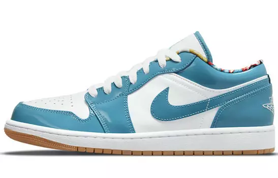 Jordan 1 Low SE Barcelona Cyber Бирюзовый