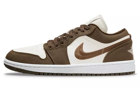 Кроссовки Air Jordan Wmns Air Jordan 1 Low Se, оливковый
