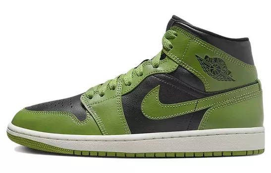 Jordan 1 Mid Altitude Green Black (женские)