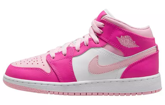 Jordan 1 Mid Fierce Pink (GS)