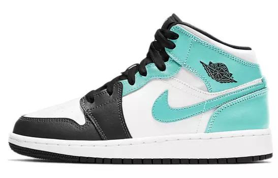 Jordan 1 Mid Island Green Tropical Twist Igloo (GS)
