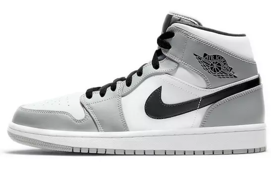 Jordan 1 Mid Light Дымчато-серый