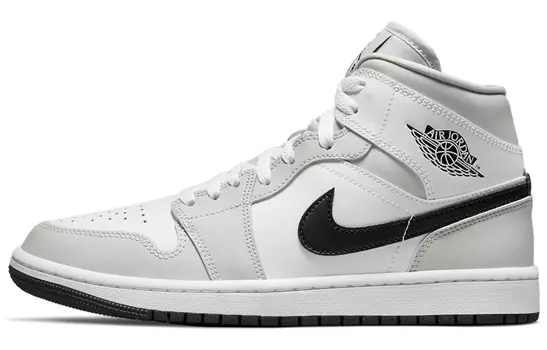 Jordan 1 Mid Light Smoke Grey (женские)