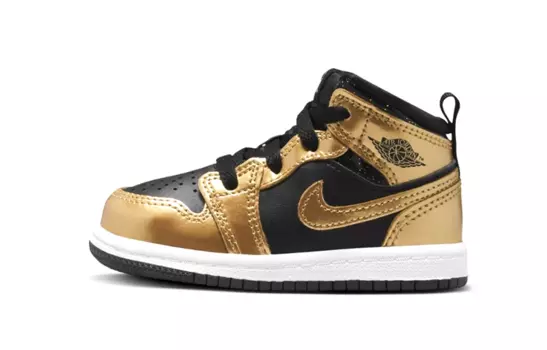 Jordan 1 Mid SE металлик золото-черный (TD)