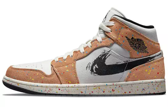 Jordan 1 Mid SE с брызгами кисти