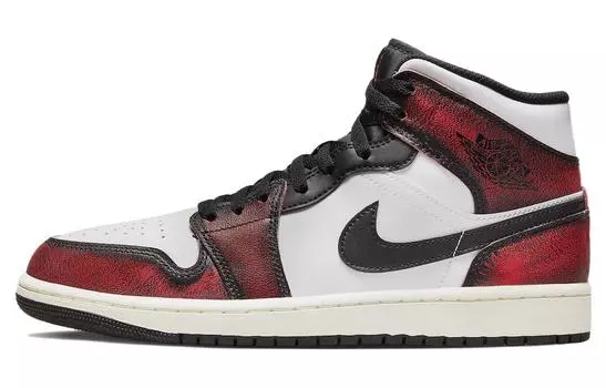 Jordan 1 Mid Wear-Away Чикаго