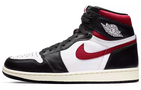 Jordan 1 Retro High Черный Спортивный Красный
