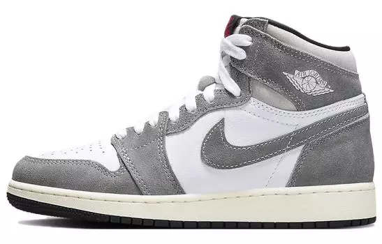 Jordan 1 Retro High OG мытый черный (GS)