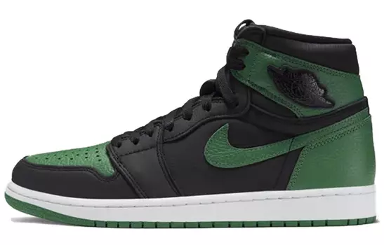 Jordan 1 Retro High Pine Green Черный