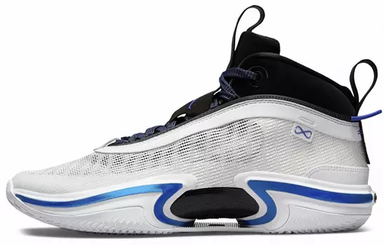 Jordan 36 PF Sport Blue (белая подошва)