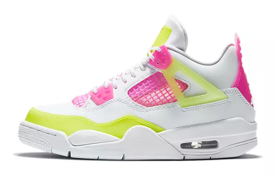 Jordan 4 Retro White Lemon Pink (GS)