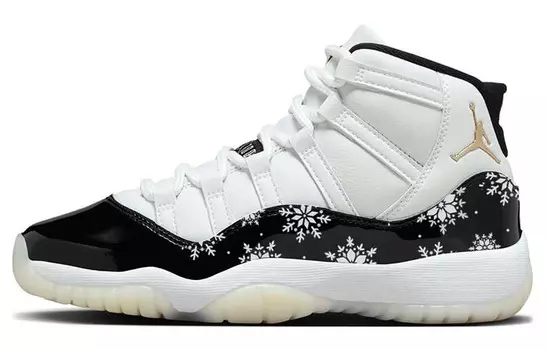 Jordan Air Jordan 11 Винтажные баскетбольные кроссовки женские, Black